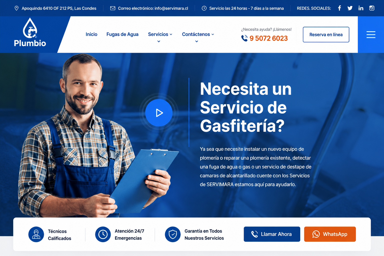 Diseño web Servimara